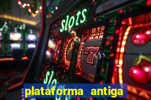 plataforma antiga de jogos